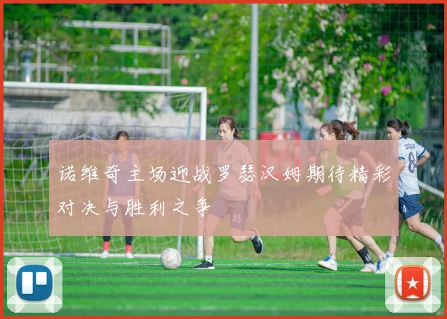 诺维奇主场迎战罗瑟汉姆期待精彩对决与胜利之争